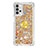 Custodia Silicone Cover Morbida Bling-Bling con Anello Supporto S03 per Samsung Galaxy M32 5G