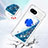 Custodia Silicone Cover Morbida Bling-Bling con Anello Supporto YB1 per Google Pixel 8a 5G