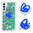 Custodia Silicone Cover Morbida Bling-Bling con Anello Supporto YB1 per Samsung Galaxy A25 5G