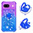 Custodia Silicone Cover Morbida Bling-Bling con Anello Supporto YB2 per Google Pixel 8a 5G