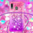 Custodia Silicone Cover Morbida Bling-Bling con Cinghia Cordino Mano S01 per Samsung Galaxy M10S