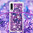 Custodia Silicone Cover Morbida Bling-Bling con Cinghia Cordino Mano S02 per Samsung Galaxy A50