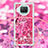 Custodia Silicone Cover Morbida Bling-Bling con Cinghia Cordino Mano S02 per Xiaomi Mi 10i 5G