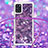 Custodia Silicone Cover Morbida Bling-Bling con Cinghia Cordino Mano S03 per Samsung Galaxy A31