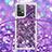 Custodia Silicone Cover Morbida Bling-Bling con Cinghia Cordino Mano S03 per Samsung Galaxy A52s 5G