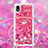 Custodia Silicone Cover Morbida Bling-Bling con Cinghia Cordino Mano S03 per Samsung Galaxy M01 Core