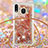 Custodia Silicone Cover Morbida Bling-Bling con Cinghia Cordino Mano S03 per Samsung Galaxy M20