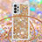 Custodia Silicone Cover Morbida Bling-Bling con Cinghia Cordino Mano S03 per Samsung Galaxy M32 5G