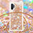 Custodia Silicone Cover Morbida Bling-Bling con Cinghia Cordino Mano S03 per Samsung Galaxy Note 10 Plus 5G