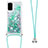 Custodia Silicone Cover Morbida Bling-Bling con Cinghia Cordino Mano S03 per Samsung Galaxy S20 5G