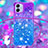 Custodia Silicone Cover Morbida Bling-Bling con Cinghia Cordino Mano YB1 per Samsung Galaxy M04