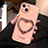 Custodia Silicone Cover Morbida Bling-Bling JL1 per Apple iPhone 13 Oro Rosa