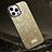 Custodia Silicone Cover Morbida Bling-Bling LD1 per Apple iPhone 13 Pro Oro