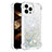 Custodia Silicone Cover Morbida Bling-Bling S01 per Apple iPhone 13 Pro Azzurro