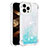 Custodia Silicone Cover Morbida Bling-Bling S01 per Apple iPhone 13 Pro Max Cielo Blu