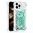 Custodia Silicone Cover Morbida Bling-Bling S01 per Apple iPhone 13 Pro Verde