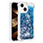 Custodia Silicone Cover Morbida Bling-Bling S01 per Apple iPhone 14 Plus Blu