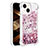 Custodia Silicone Cover Morbida Bling-Bling S01 per Apple iPhone 14 Plus Rosso