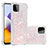 Custodia Silicone Cover Morbida Bling-Bling S01 per Samsung Galaxy A22 5G Rosa