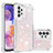 Custodia Silicone Cover Morbida Bling-Bling S01 per Samsung Galaxy A23 5G Rosa