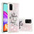 Custodia Silicone Cover Morbida Bling-Bling S01 per Samsung Galaxy A41