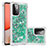 Custodia Silicone Cover Morbida Bling-Bling S01 per Samsung Galaxy A72 5G Verde