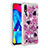 Custodia Silicone Cover Morbida Bling-Bling S01 per Samsung Galaxy M10 Rosa Caldo