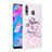 Custodia Silicone Cover Morbida Bling-Bling S01 per Samsung Galaxy M30 Rosa