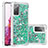 Custodia Silicone Cover Morbida Bling-Bling S01 per Samsung Galaxy S20 FE (2022) 5G Verde