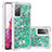 Custodia Silicone Cover Morbida Bling-Bling S01 per Samsung Galaxy S20 Lite 5G Verde