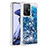 Custodia Silicone Cover Morbida Bling-Bling S01 per Xiaomi Mi 11T Pro 5G Blu