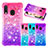 Custodia Silicone Cover Morbida Bling-Bling S02 per Samsung Galaxy A20e