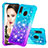 Custodia Silicone Cover Morbida Bling-Bling S02 per Samsung Galaxy A20e Cielo Blu