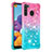 Custodia Silicone Cover Morbida Bling-Bling S02 per Samsung Galaxy A21