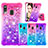 Custodia Silicone Cover Morbida Bling-Bling S02 per Samsung Galaxy A40