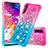 Custodia Silicone Cover Morbida Bling-Bling S02 per Samsung Galaxy A70 Rosa