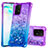 Custodia Silicone Cover Morbida Bling-Bling S02 per Samsung Galaxy M80S Viola
