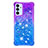 Custodia Silicone Cover Morbida Bling-Bling S02 per Samsung Galaxy Quantum2 5G