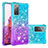 Custodia Silicone Cover Morbida Bling-Bling S02 per Samsung Galaxy S20 FE (2022) 5G Cielo Blu