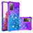 Custodia Silicone Cover Morbida Bling-Bling S02 per Samsung Galaxy S20 FE 5G Viola