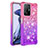 Custodia Silicone Cover Morbida Bling-Bling S02 per Xiaomi Mi 11T 5G Rosa Caldo
