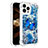 Custodia Silicone Cover Morbida Bling-Bling S03 per Apple iPhone 13 Pro Blu