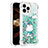 Custodia Silicone Cover Morbida Bling-Bling S03 per Apple iPhone 13 Pro Verde