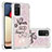 Custodia Silicone Cover Morbida Bling-Bling S03 per Samsung Galaxy A02s Rosa