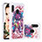 Custodia Silicone Cover Morbida Bling-Bling S03 per Samsung Galaxy A20e Multicolore