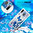 Custodia Silicone Cover Morbida Bling-Bling S03 per Samsung Galaxy A30