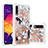 Custodia Silicone Cover Morbida Bling-Bling S03 per Samsung Galaxy A50