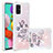 Custodia Silicone Cover Morbida Bling-Bling S03 per Samsung Galaxy A51 5G Multicolore