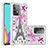 Custodia Silicone Cover Morbida Bling-Bling S03 per Samsung Galaxy A52s 5G Multicolore