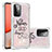 Custodia Silicone Cover Morbida Bling-Bling S03 per Samsung Galaxy A72 5G Rosa